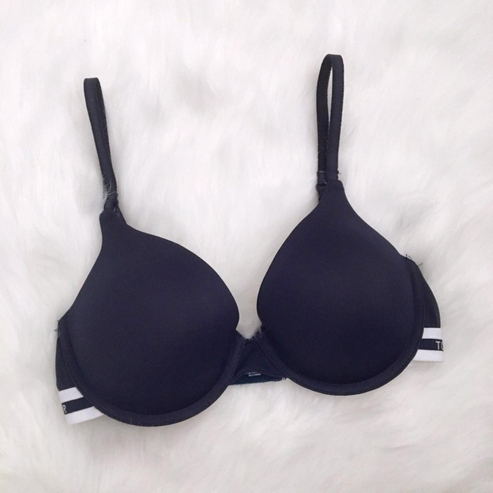 Tommy Hilfiger Navy Blue Classic Tee Push-Up Bra